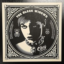 SHEPARD FAIREY – Obey – DANCE FLOOR RIOT –  BLACK WIDOWS  – Rare AP comprar usado  Enviando para Brazil