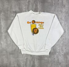Pulôver masculino vintage anos 90 suco de laranja promocional tamanho P, usado comprar usado  Enviando para Brazil