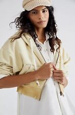 Usado, NOVO M $98 We The Free People Go To Zip Hoodie Crop Opala Marfim Ombre Tingido de Amarelo comprar usado  Enviando para Brazil