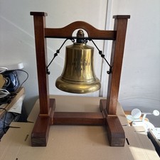 Brass ships bell for sale  FARNHAM