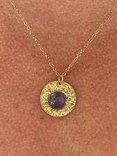 Collier doré pierre d'occasion  Chalon-sur-Saône