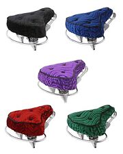 Polo F&R Lowrider Beach Cruiser assento de veludo bicicleta sela helicóptero bicicleta 5 botões. comprar usado  Enviando para Brazil