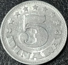 Jugoslavia moneta dinari usato  Rho