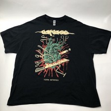 Usado, Camiseta preta de algodão banda álbum artérias rasgadas carcaça todos os tamanhos BT1164 comprar usado  Enviando para Brazil