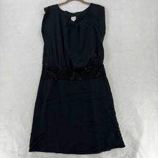 Vestido feminino Giorgio Armani tamanho EUA 8 preto comprimento do joelho sem mangas comprar usado  Enviando para Brazil