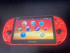 Console Sony Playstation PS Vita Slim 2000 laranja neon testado grau B comprar usado  Enviando para Brazil