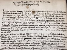 Lettre mémoire manuscrite d'occasion  Royan