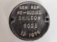 Wagon works plate for sale  BEDFORD