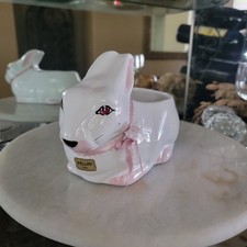 Usado, Vaso de cerâmica italiano vintage plantador por Bellini – Decoração de estatueta de coelho comprar usado Usado, Vaso de cerâmica italiano vintage plantador por Bellini – Decoração de estatueta de coelho comprar usado  Enviando para Brazil