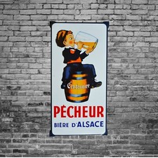 Plaque émaillée biere d'occasion  Brantôme