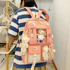 Conjuntos de 5 peças mochila escolar infantil bolsa feminina bolsa para laptop bolsas para estudantes comprar usado  Enviando para Brazil