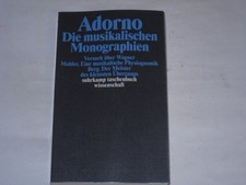 Adorno theodor musikalischen gebraucht kaufen  Viersen