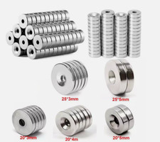 Usado, Anel escareado disco redondo ímã forte N35 terra rara ímã NdFeB com furo comprar usado Usado, Anel escareado disco redondo ímã forte N35 terra rara ímã NdFeB com furo comprar usado  Enviando para Brazil