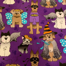 Halloween dogs fabric for sale  Dallas