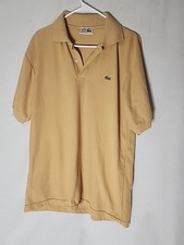 Usado, Camisa polo vintage Lacoste Chemise feita na França bronzeada tamanho XXL algodão anos 80  comprar usado  Enviando para Brazil