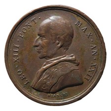 Leone xiii medaglia usato  Piacenza