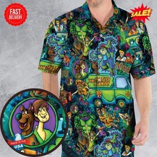 Camisa havaiana Monsters Mayhem and The Mystery Machine Scooby Doo comprar usado  Enviando para Brazil