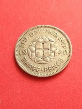1940 silver threepence for sale  ST. HELENS