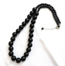 Necklace black beads for sale  Littleton