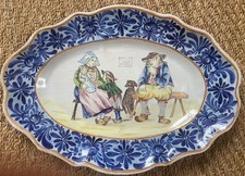 Plat faïence décor usato  Spedire a Italy