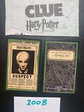 Cartão de substituição de jogo Harry Potter Clue 2008 Draco Malfoy CARTÃO SUSPEITO comprar usado  Enviando para Brazil