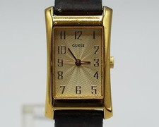Relógio feminino analógico Guess quartzo genuíno tom dourado bateria nova comprar usado  Enviando para Brazil
