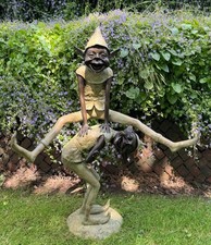 Bronze goblin leapfrogging for sale  UK