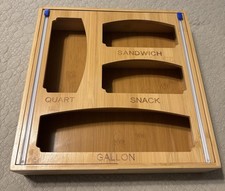 Usado, Organizador de gaveta de bolsa de bambu com zíper  comprar usado  Enviando para Brazil