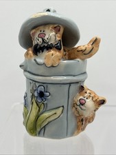 Cats trash ceramic for sale  Lomita
