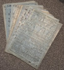 Part used sheets for sale  MAIDSTONE