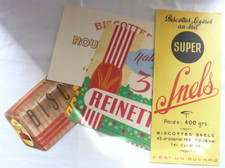 Lot buvards biscottes d'occasion  Dammarie