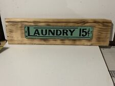 Rustic laundry sign for sale  BLACKBURN