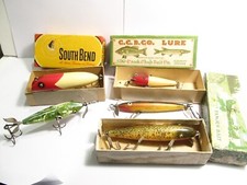 Vintage wooden lures for sale  Carmel