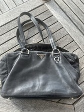 Prada black leather for sale  UTTOXETER