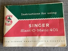 Singer 401 slant d'occasion  Expédié en Belgium