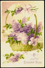 Ostern 1909 A Joyful Easter Tide Präge Litho Alte Postkarte No.265 comprar usado  Enviando para Brazil