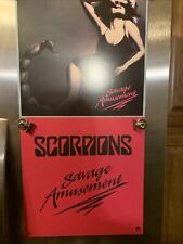 Scorpions poster memorabilia for sale  East Rockaway