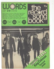 Words record song for sale  GLASGOW