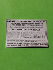 Publicite norev grand d'occasion  Contres
