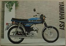 Folheto de especificações de vendas de motocicleta YAMAHA FS1 49cc 1977 #LIT-3MC-0107036-77E, usado comprar usado  Enviando para Brazil