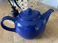Teekanne groß blau gebraucht kaufen  Dettenheim