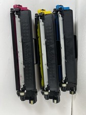 Cartuchos de toner Brother TN-243 VAZIOS FABRICANTE DE EQUIPAMENTO ORIGINAL | Lote 3 amarelo ciano magenta | Genuíno comprar usado  Enviando para Brazil