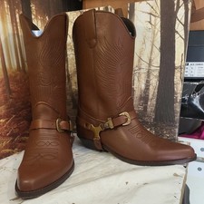 Mens brown leather for sale  LEAMINGTON SPA