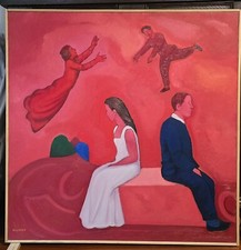 Giuseppe vignani dipinto usato  Torino