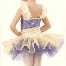 Fantasia de dança Weissman balé jazz azul roxo tutu caixa de música dançarina 7916 MC comprar usado  Enviando para Brazil