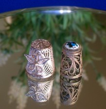 Thimbles silver plated for sale  PLYMOUTH