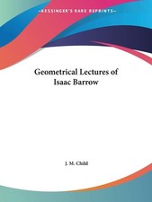 Geometrical lectures isaac for sale  UK