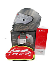 Casco LS2 Cascos Bandera de Asalto con Protector Solar Negro Mate/Gris Talla Grande, usado segunda mano  Embacar hacia Argentina