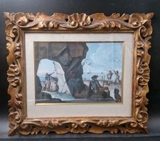 Dipinto tempera. scorcio usato  Roma