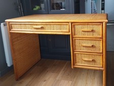 Bureau vintage rotin d'occasion  Lorient
